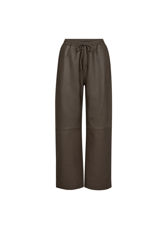 PhoebeCC Pull On Leahter Long Pant - Elephant