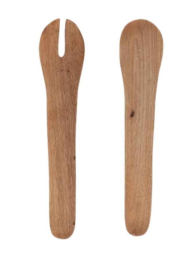 Urban Nature Culture salad server arjun wood, set of 2