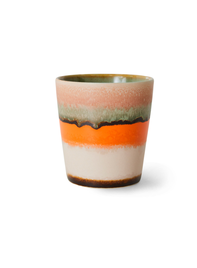 70s ceramics: coffee mug, burst