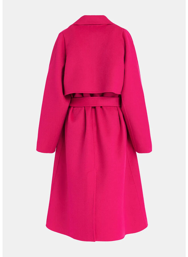 Gimply double face coat - Fuchsia