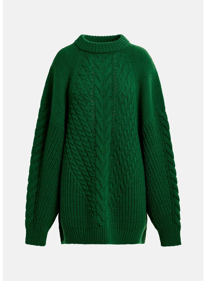 Grive cable knitted pull - Hulk