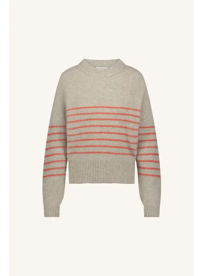 Sonny stripe pullover - Lipstick