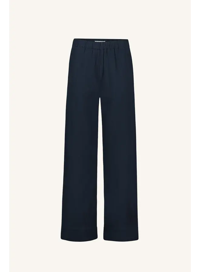 Mees twill pant - Midnight navy