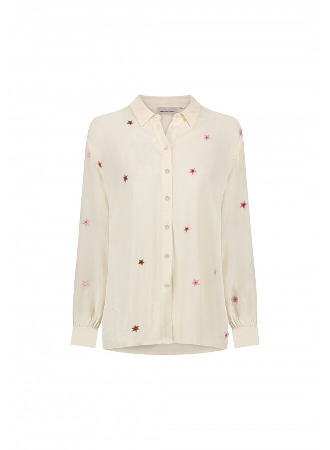 Lot Blouse - Warm white/Pink