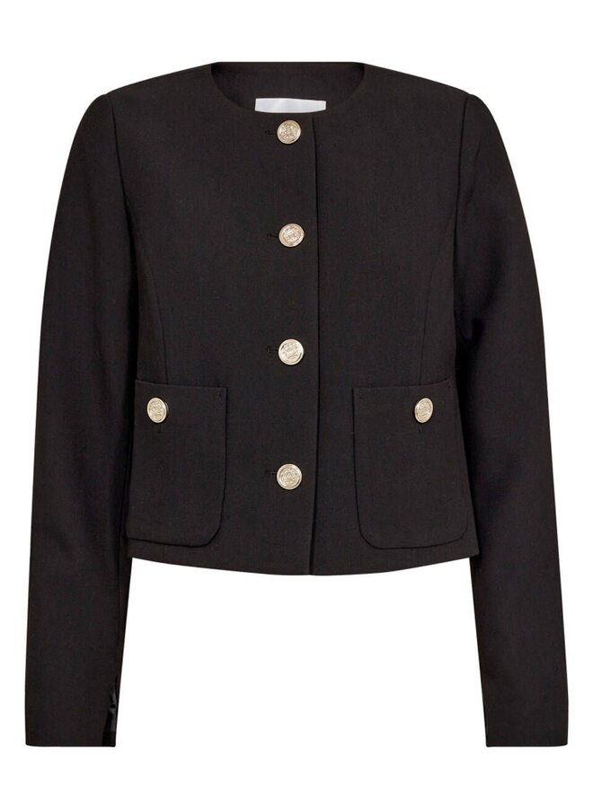 VolaCC crop cocktail jacket - black