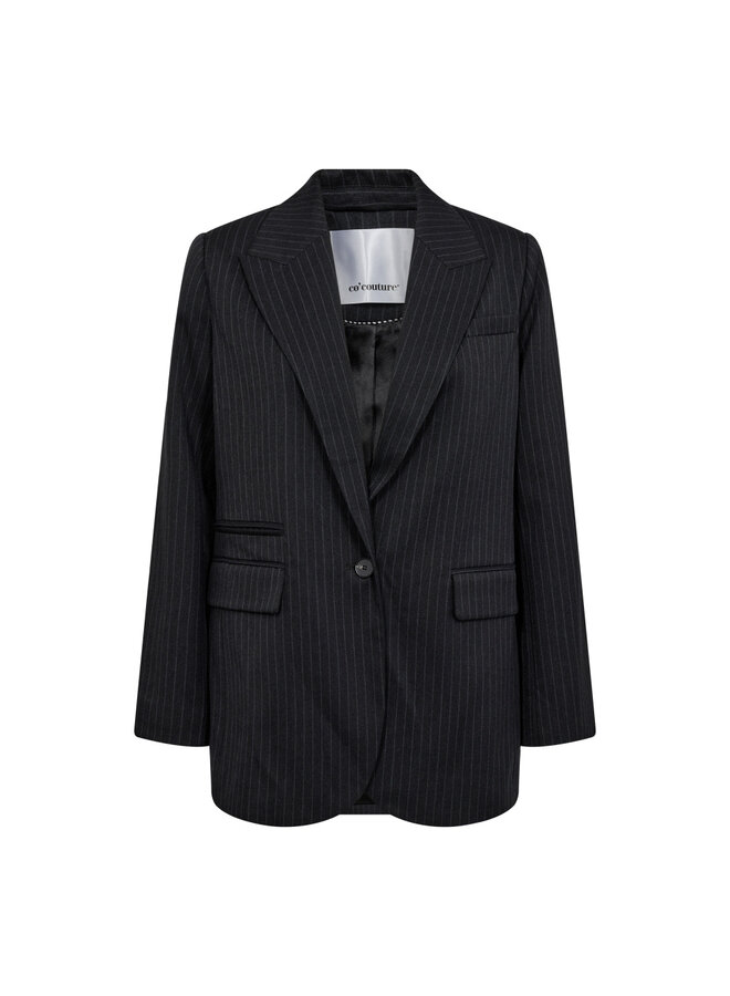 IdaCC Pin single oversized blazer - Dark grey