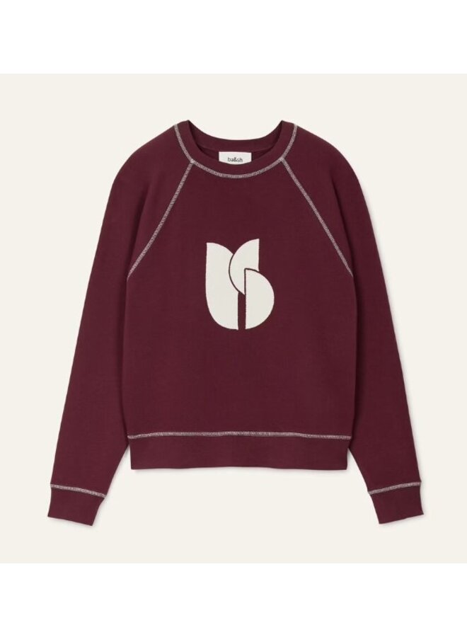 1H24BART sweatshirt - aubergine