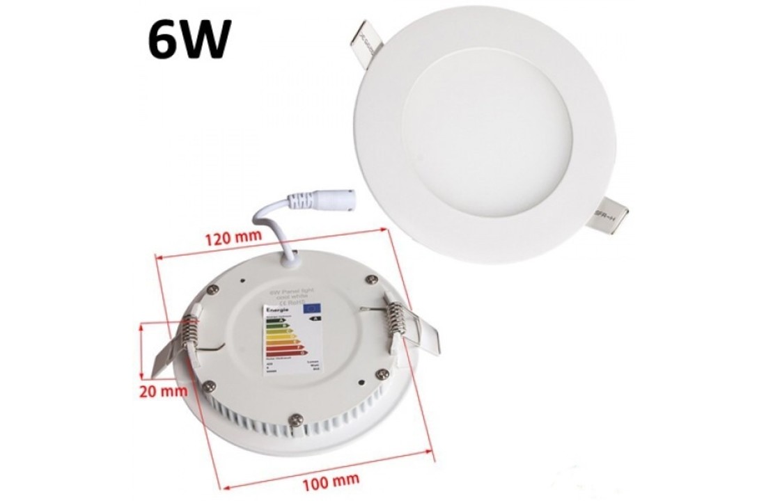Led Spot Jesse - 6 watt - inbouwspot - SlimLine - Warm wit - 3000k