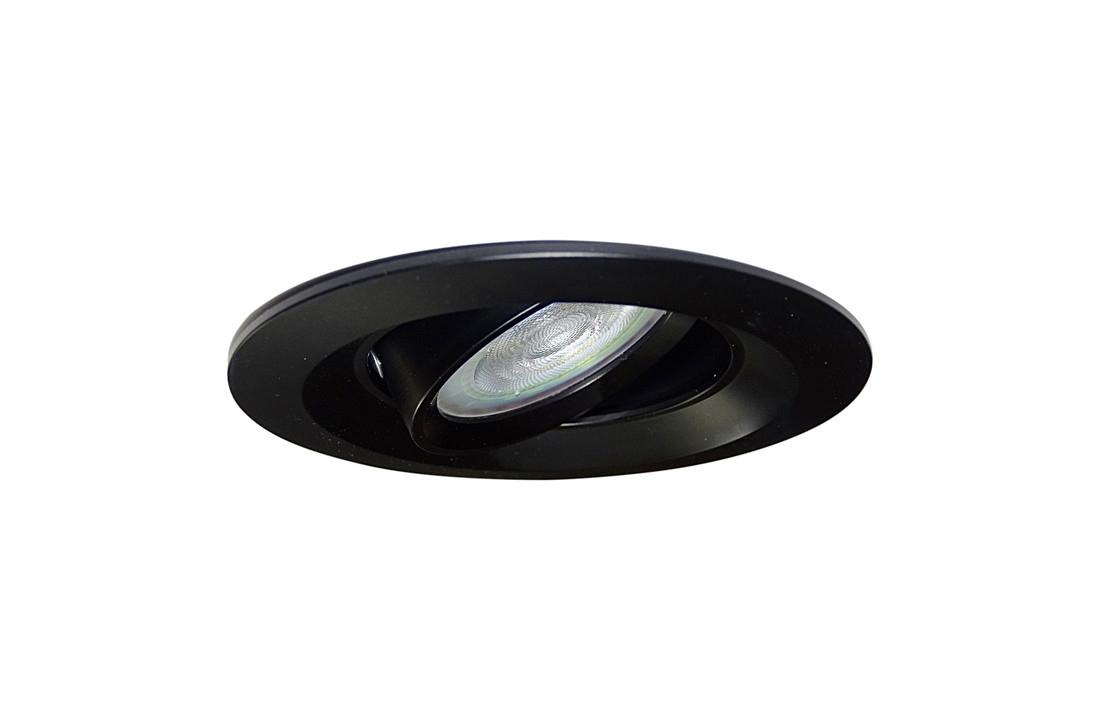 LED Spot Demy - Dimbaar - Philips - Kantelbaar - Mat zwart