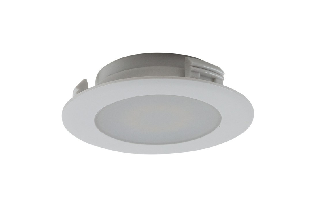 Mini 230V LED Inbouwspot Steve - 2 watt - Wit - 3000K- 16MM Inbouwdiepte