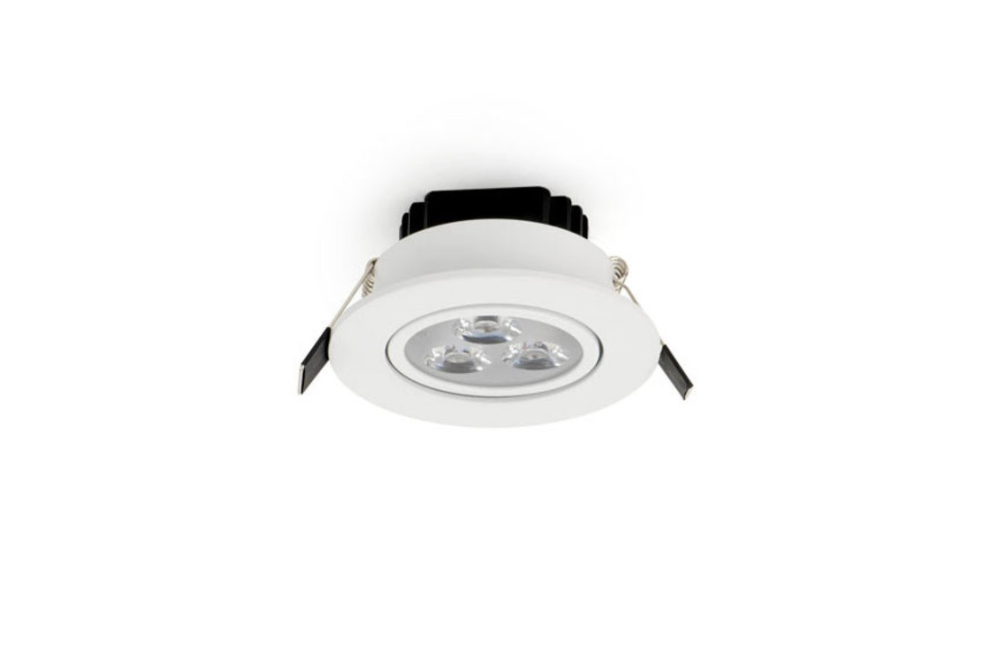 LED Inbouwspot Floris | 3 watt Dimbaar Warm wit 2700K