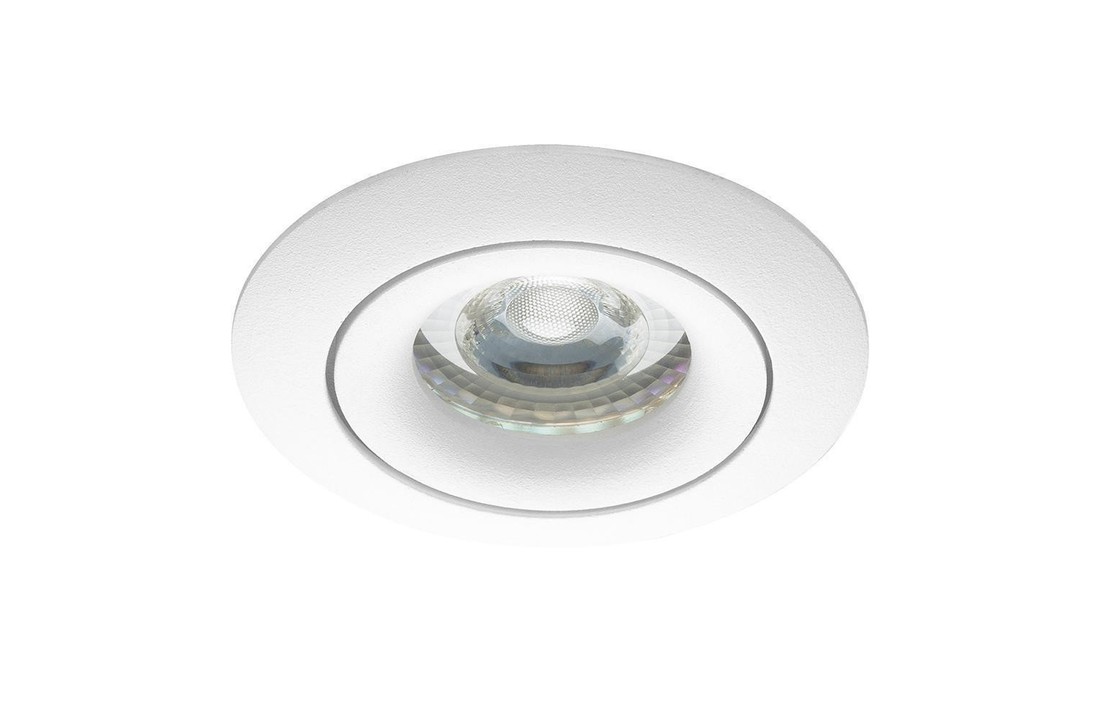 LED Spot - Apollo - Philips - Dimbaar - Kantelbaar - Mat wit