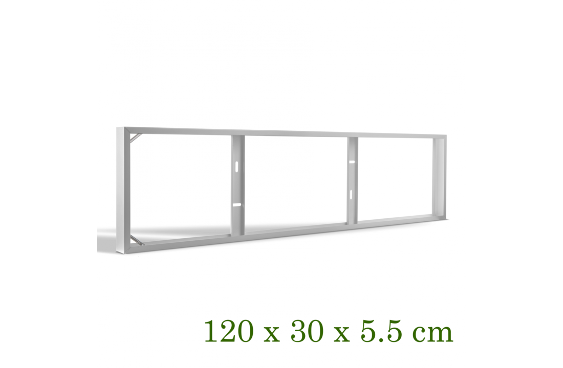 Opbouwframe voor led paneel 120 x 30CM