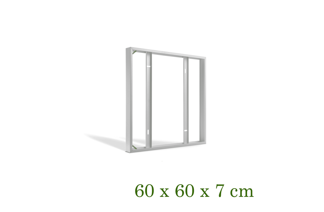 Opbouwframe voor backlight led paneel 60 x 60 CM