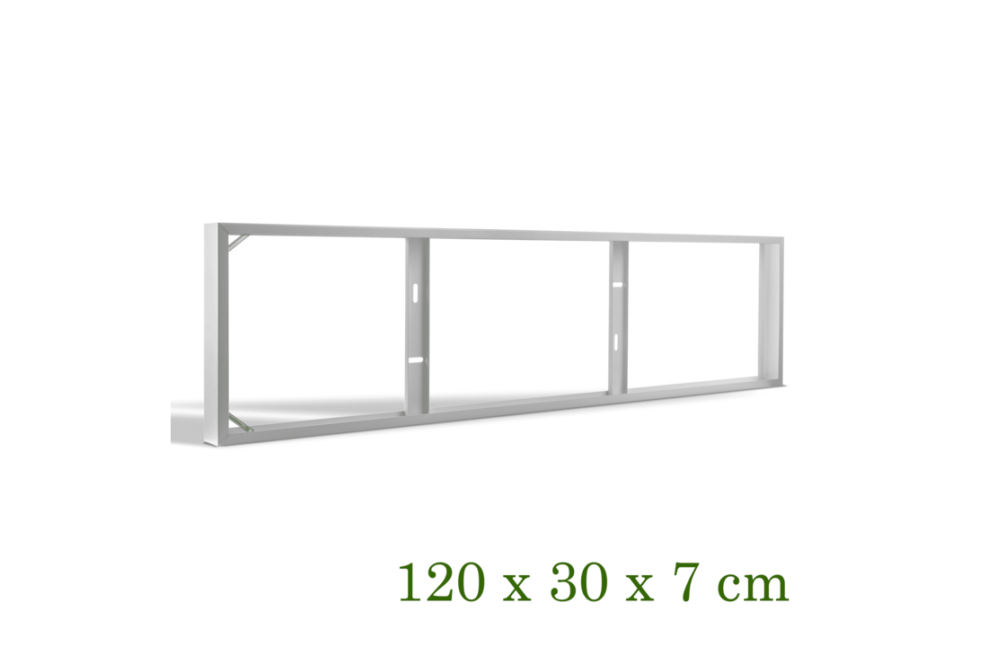 Opbouwframe voor Backlight led paneel 120 x 30CM