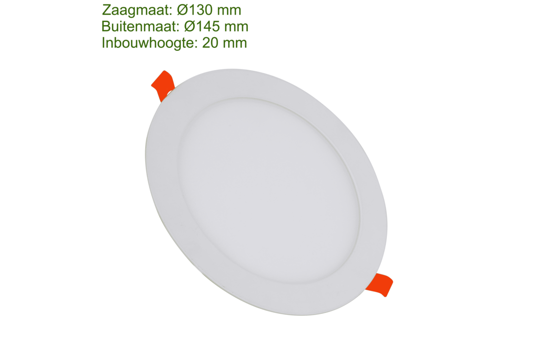 LED Downlight SLIMLine - Zaagmaat Ø130 - 9 Watt