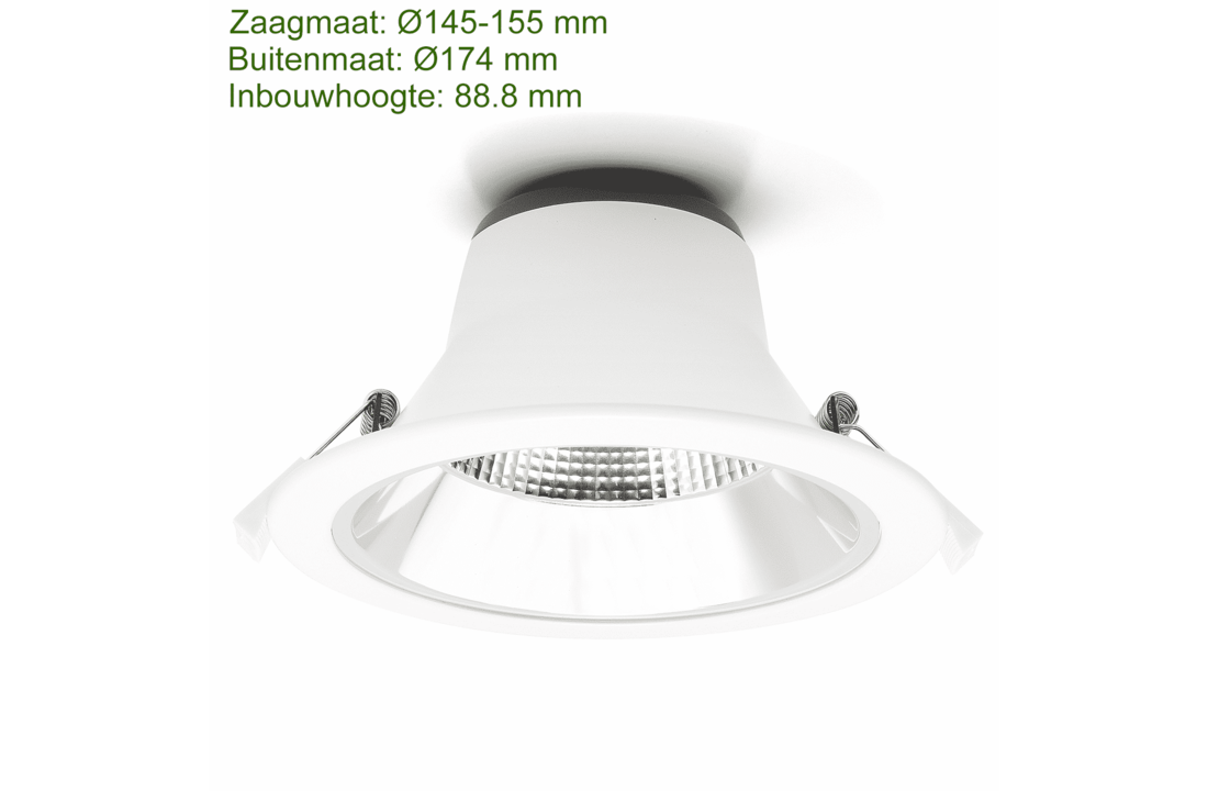 LED Downlight Reflector - Tri Color - 15 Watt - Zaagmaat Ø145-155MM