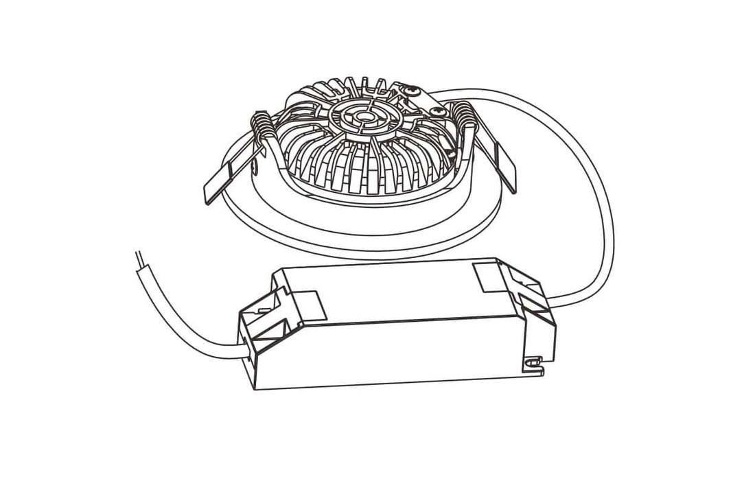 Led Inbouwspot Argus - 5 watt - Dimbaar - 25MM - Inbouwdiepte