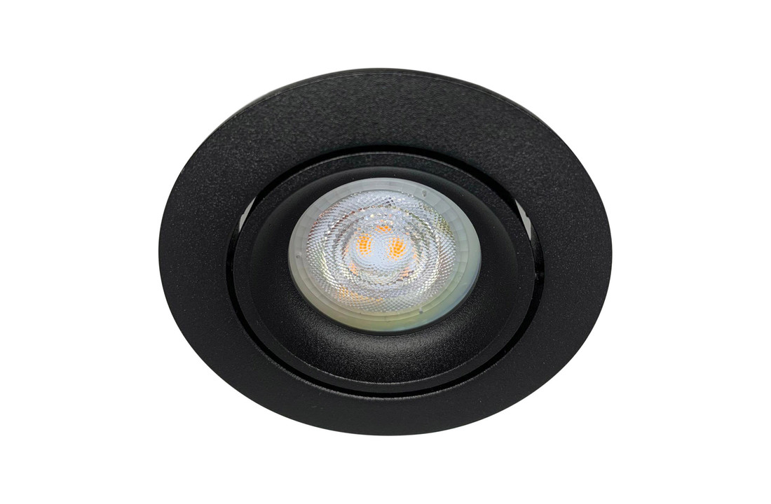 LED Spot - Rene - Dimbaar - Philips - Mat zwart