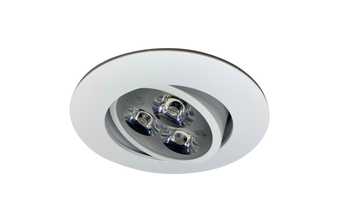 LED Inbouwspot Floris | 3 watt Dimbaar Warm wit 2700K