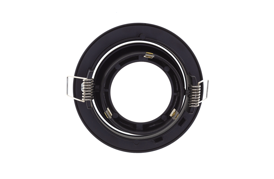 LED Spot Camini - Dimbaar - Philips - Verdiept - Mat Zwart