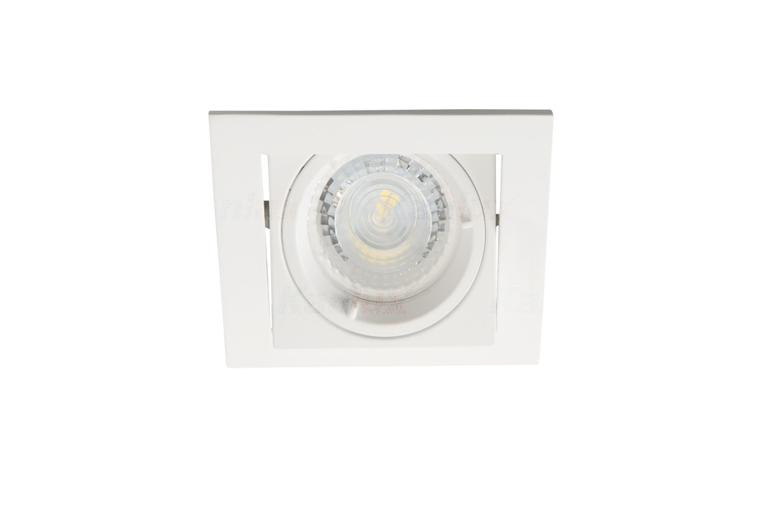 LED Inbouwspot Davey - Dimbaar - Kantelbaar - Mat wit - Vierkant