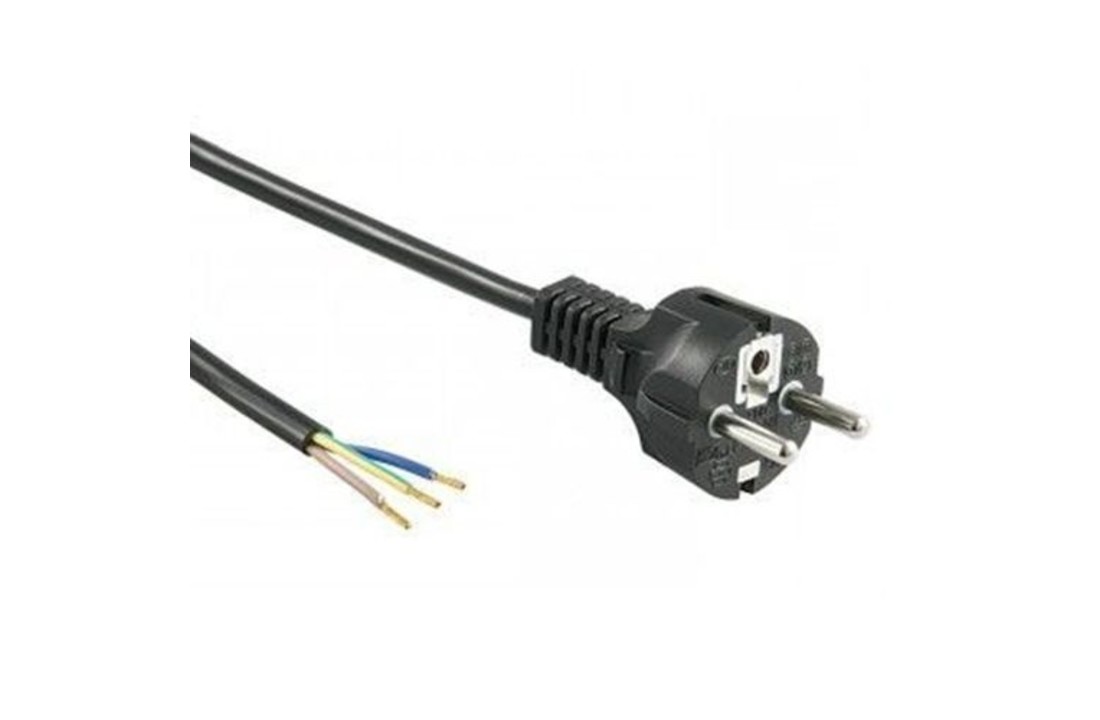Netsnoer 1.5m 220V - 3x0.75 mm² - incl. stekker met randaarde