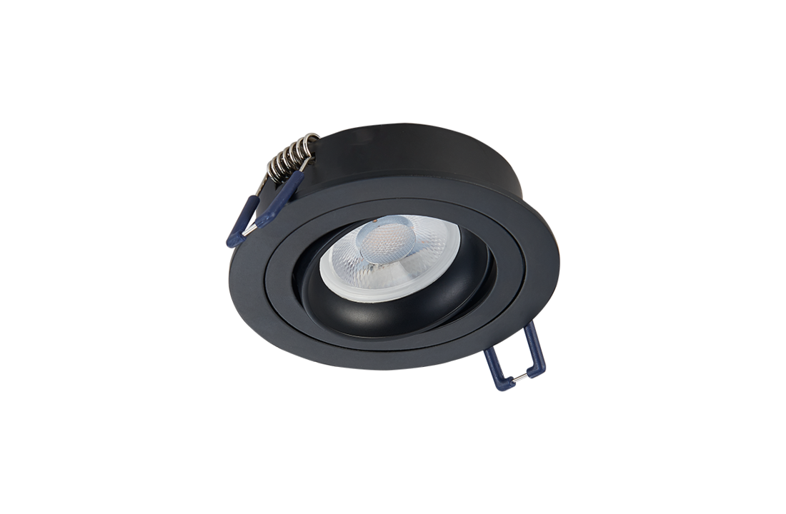 LED Inbouwspot - Baldr - Dimbaar - Luxe Design - Mat Zwart