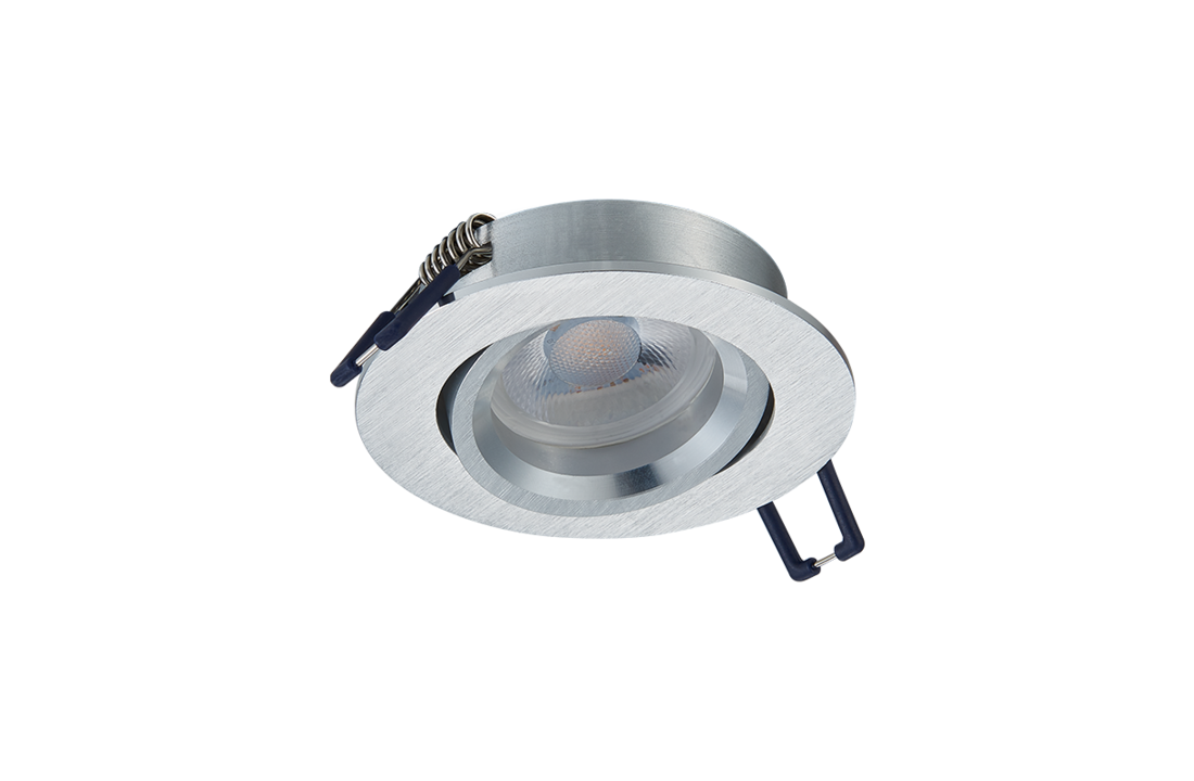 LED Inbouwspot - Eos - Dimbaar - Luxe Design - Geborsteld aluminium