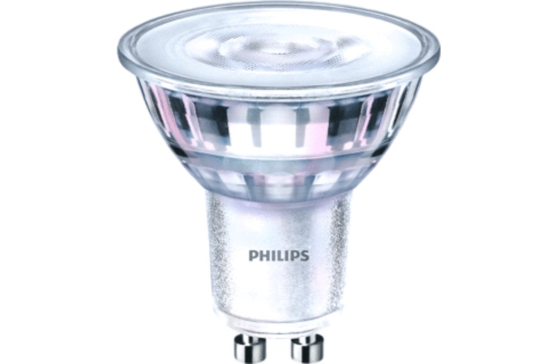Dimbare Philips led spot GU10 - 4W - (50W) - 2700K - Extra Warm Wit