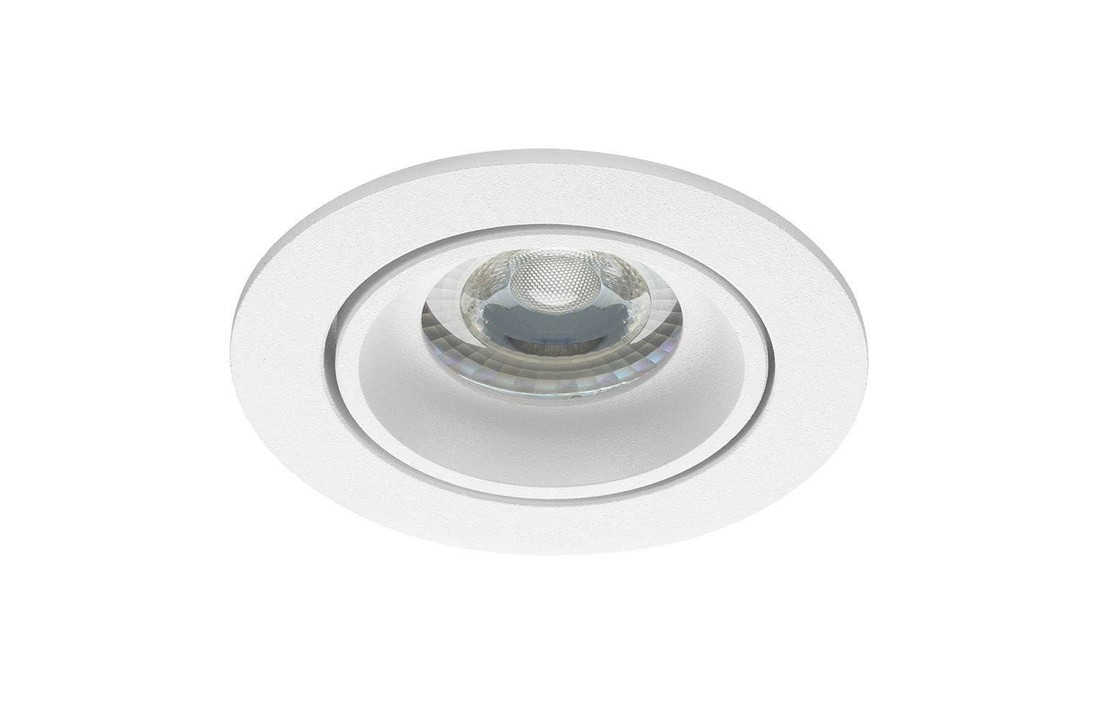 LED Inbouwspot Kari - Dimbaar - Kantelbaar - Mat wit