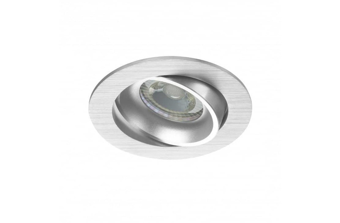 LED Inbouwspot Andor - Dimbaar - Geborsteld Aluminium