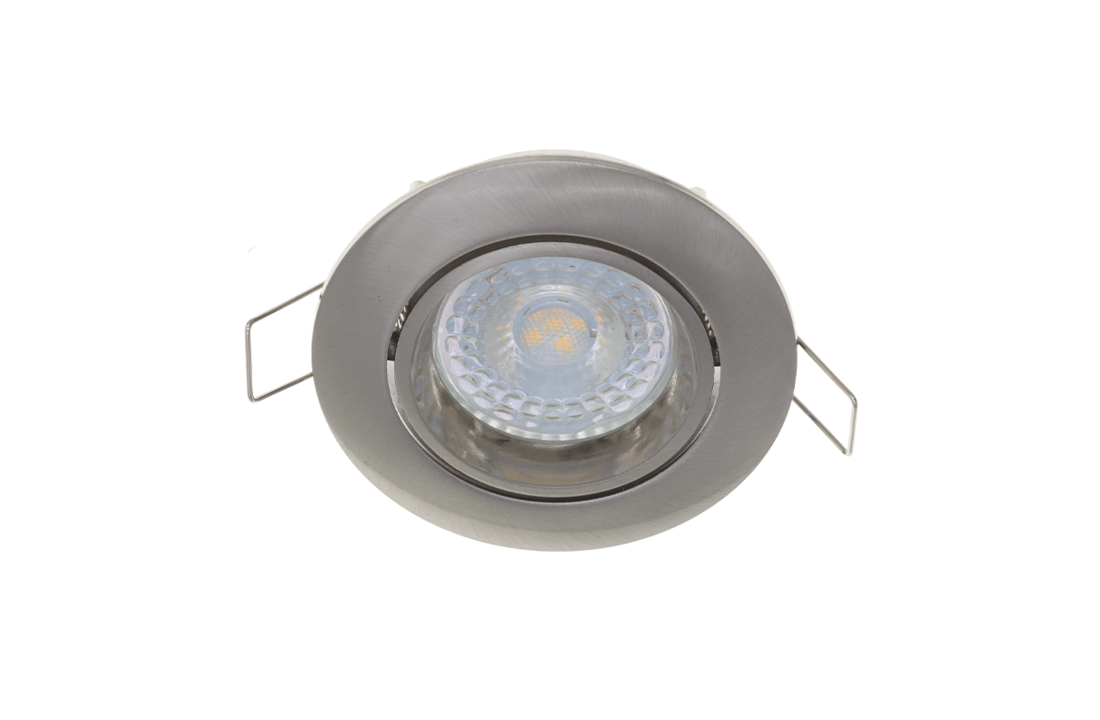 LED Spot Vera - Dimbaar - 38MM Inbouwdiepte - Satin Metallic