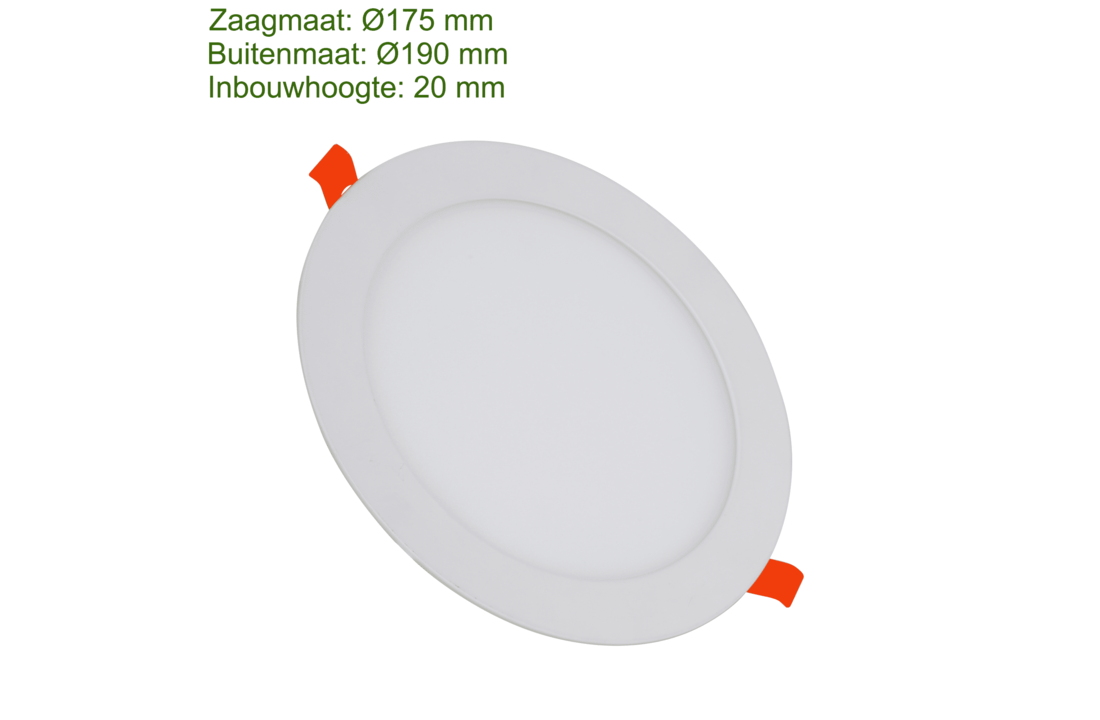 LED Downlight SLIMLine - Zaagmaat Ø175 - 15 Watt