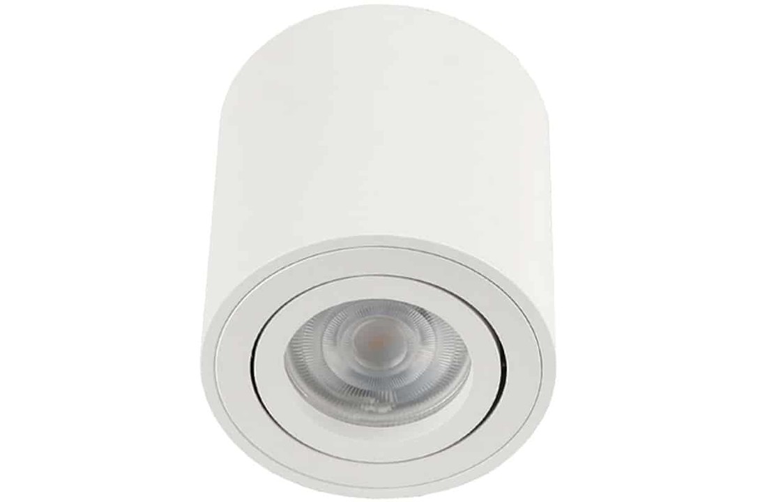 LED Opbouwspot wit wit | inclusief led spot - dimbaar