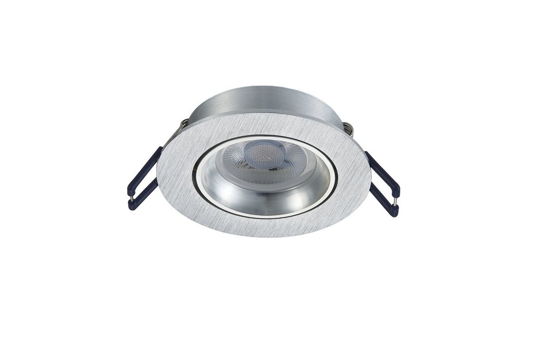 LED Spot - Carme - Dimbaar - Philips - Geborsteld Aluminium