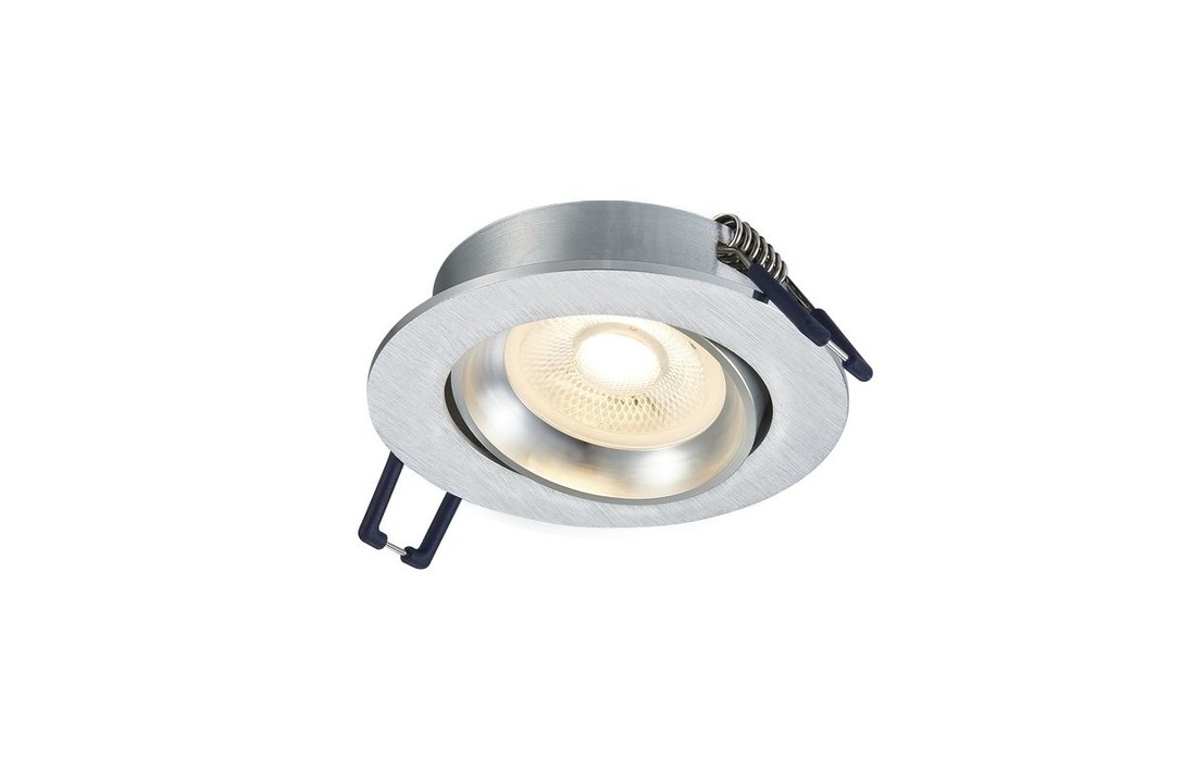 LED Inbouwspot - Aurora - Dimbaar - Luxe Design - Geborsteld Aluminium