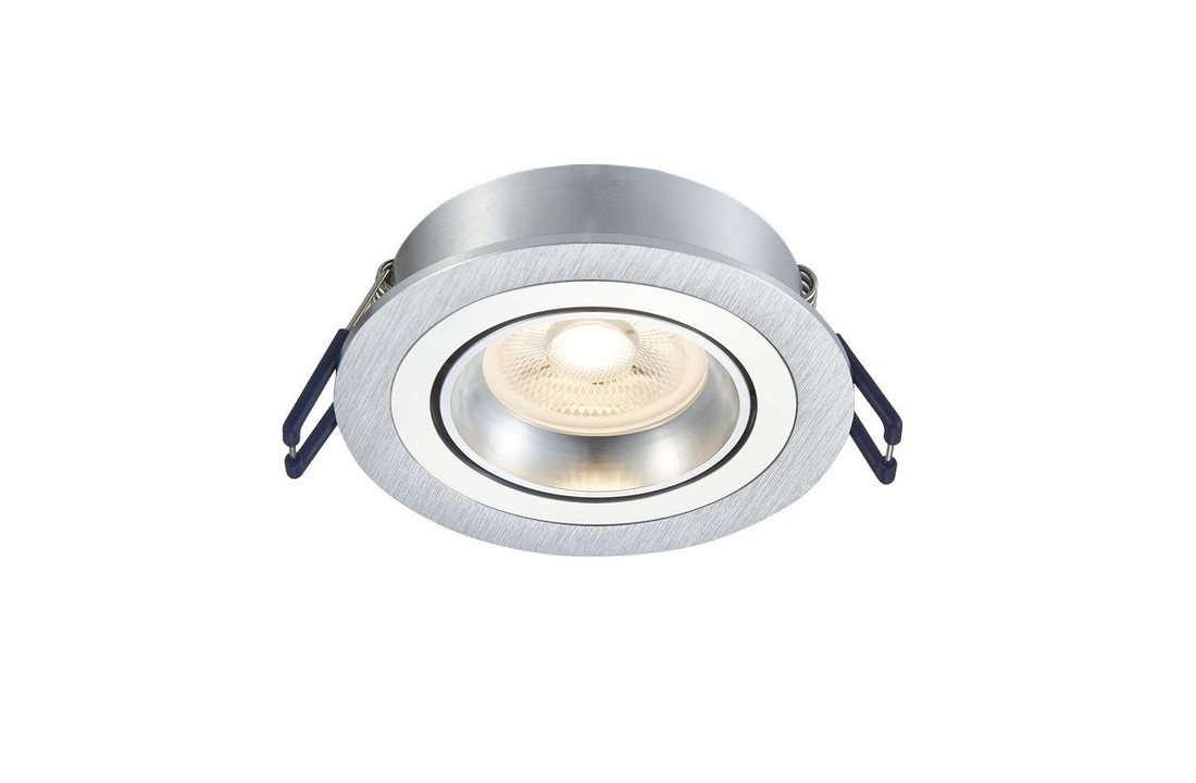 LED Inbouwspot - Baldr - Dimbaar - Luxe Design - Geborsteld Aluminium