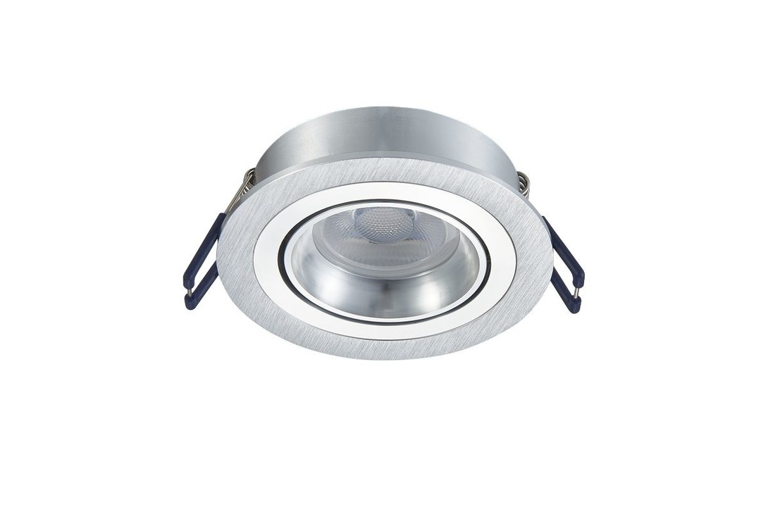 LED Inbouwspot - Baldr - Dimbaar - Luxe Design - Geborsteld Aluminium