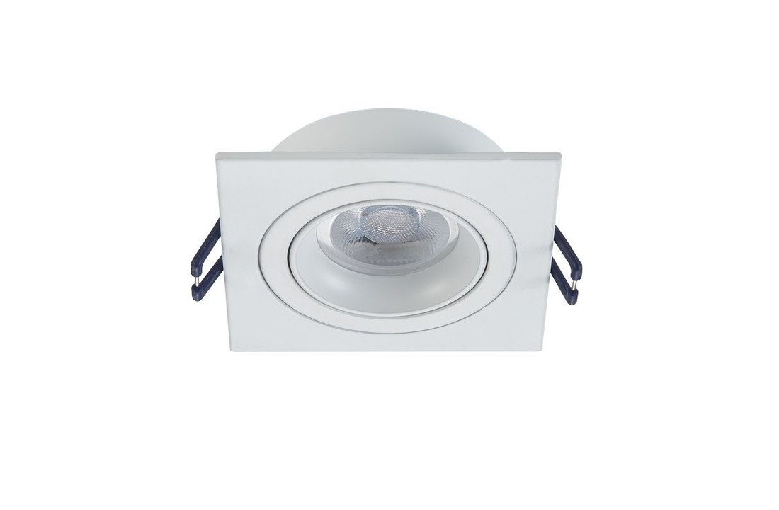 LED Spot - Pasiphae - Vierkant - Dimbaar - Philips - Mat wit