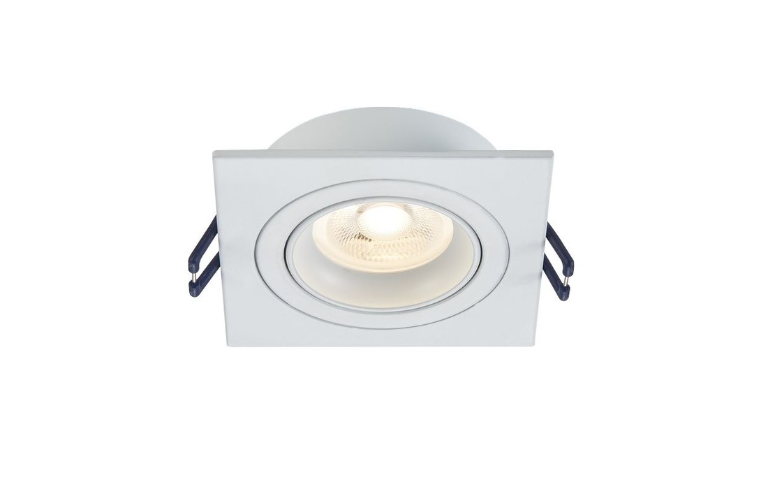 LED Spot - Pasiphae - Vierkant - Dimbaar - Philips - Mat wit