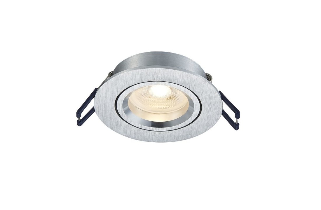 LED Inbouwspot - Eos - Dimbaar - Luxe Design - Geborsteld aluminium