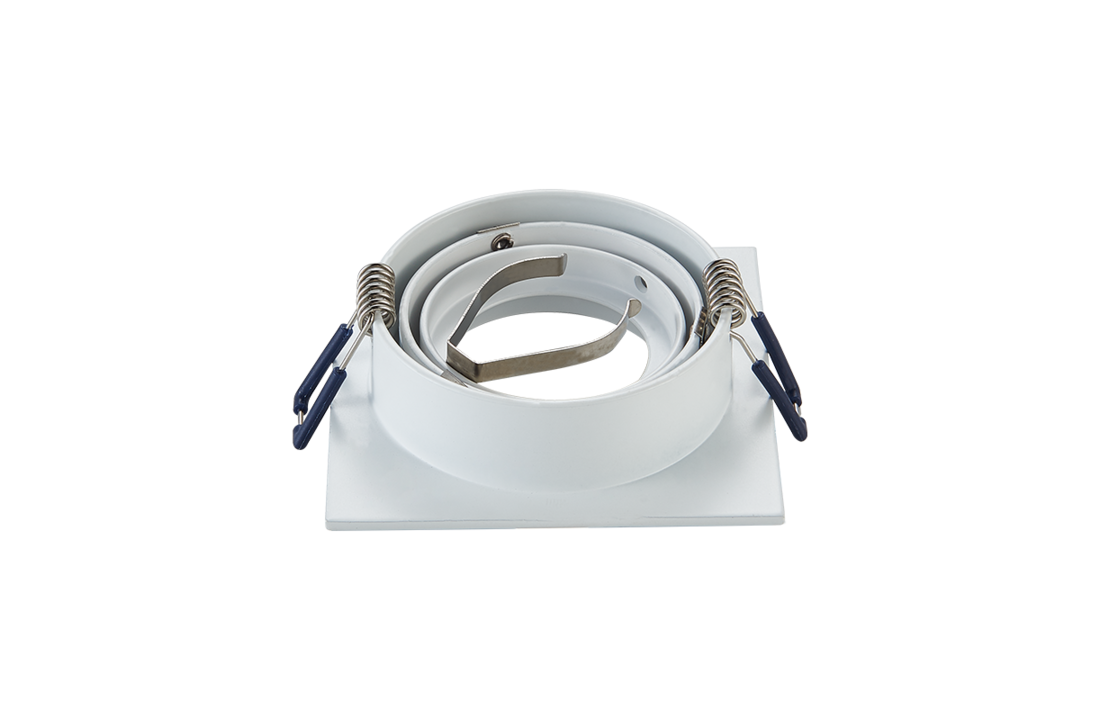 LED Spot GU10 Armatuur - Ceres - Vierkant - Luxe Design - Mat wit