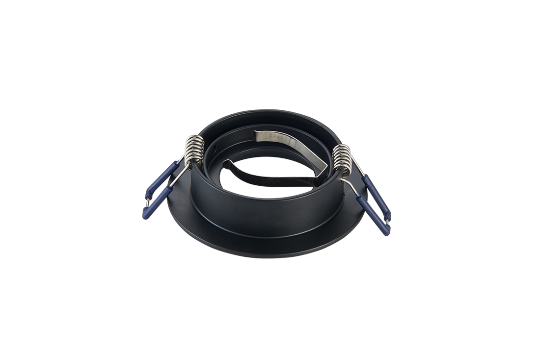 LED spot GU10 Armatuur - Aurora - Mat Zwart - Kantelbaar