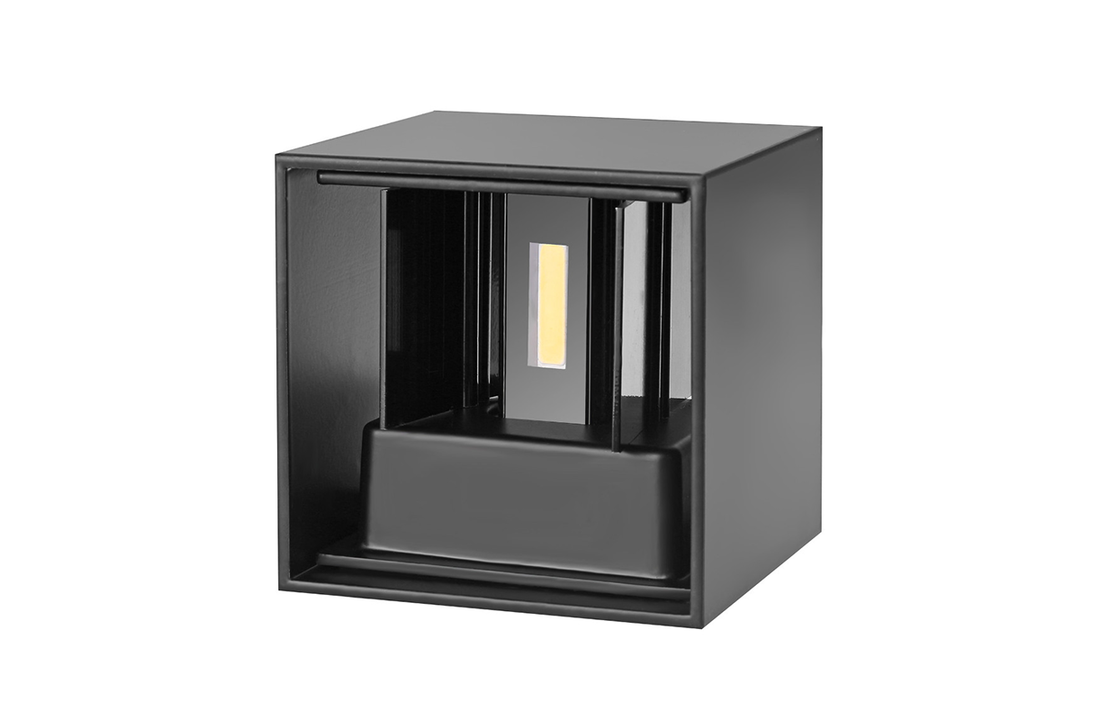 Led Wandlamp - Dim to Warm - 2 x 3 Watt - IP65 - Grijs
