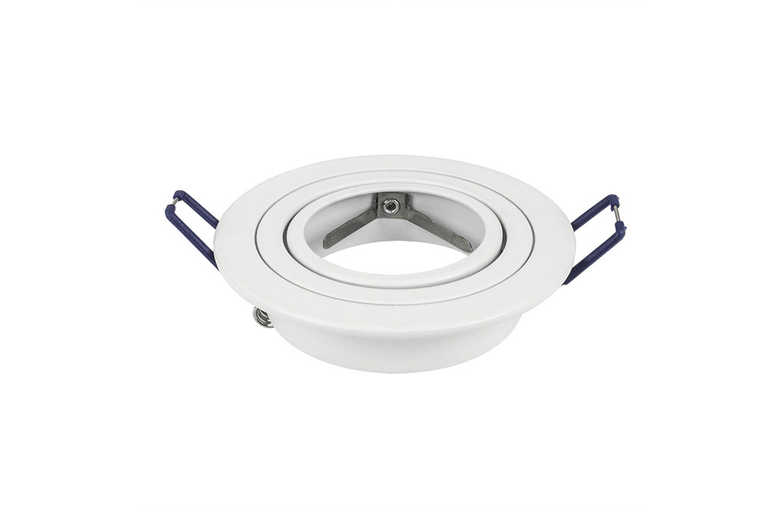 GU10 Armatuur IP20 - Kantelbaar - Mat Wit - Cleveland