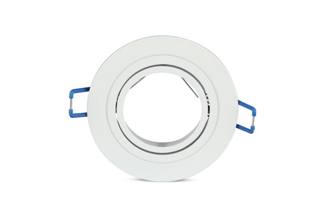 GU10 Armatuur IP20 - Kantelbaar - Mat Wit - Cleveland