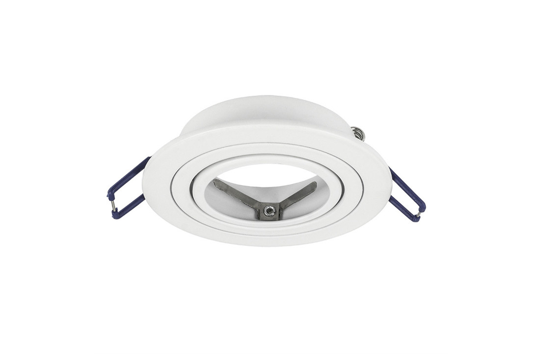 GU10 Armatuur IP20 - Kantelbaar - Mat Wit - Cleveland