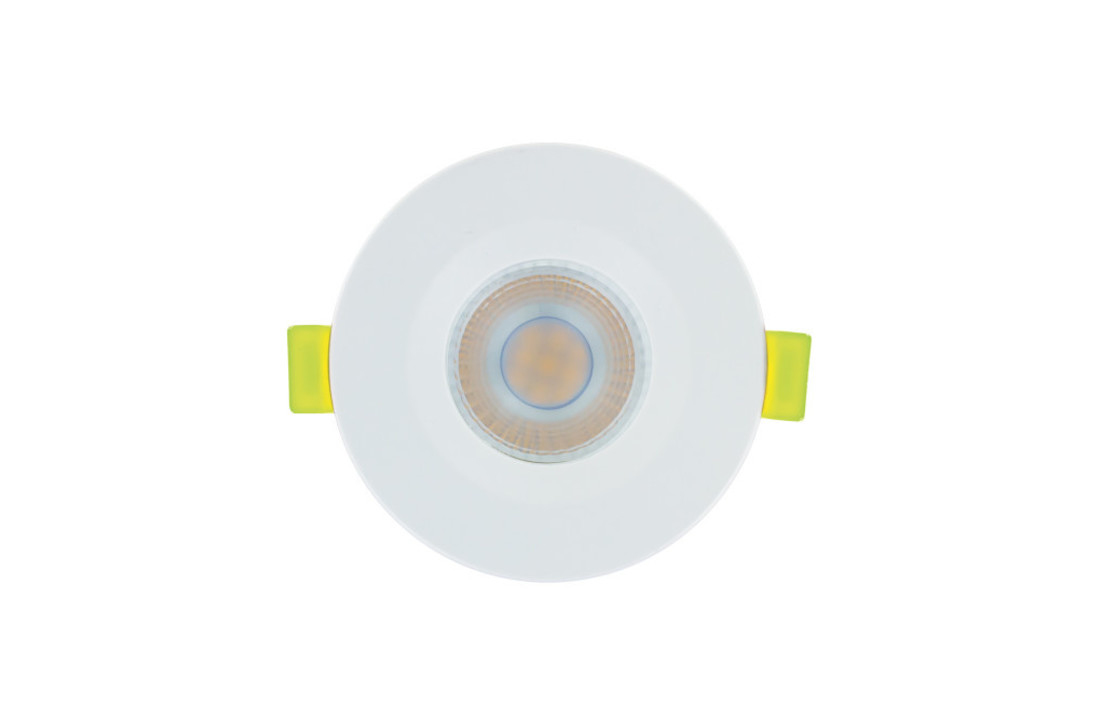 Dimbare IP65 Brandwerende Inbouwspot Bologna - Mat wit - 6 Watt
