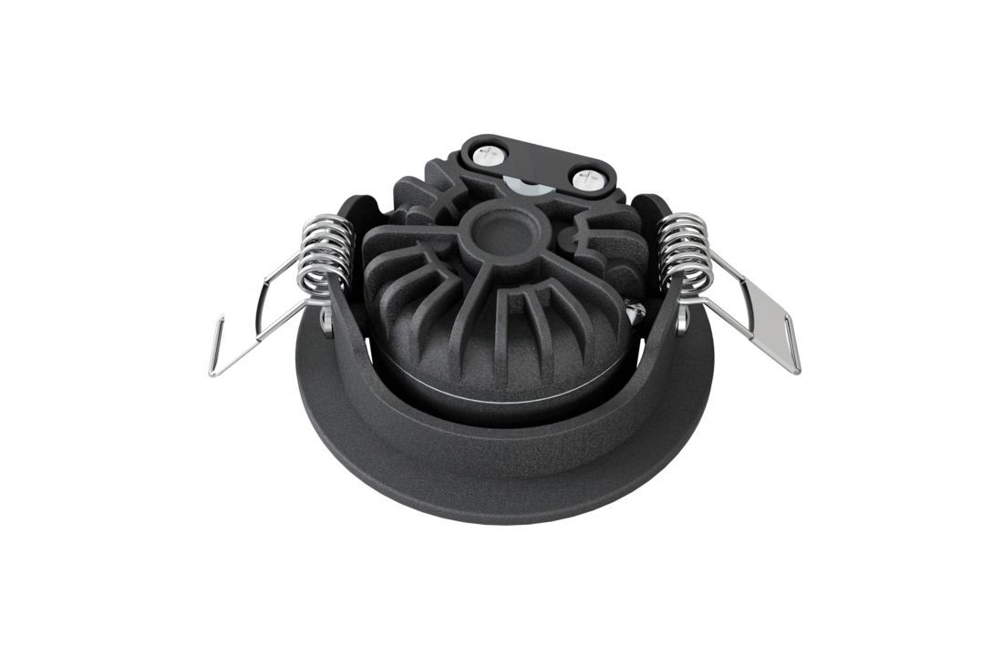 Led Inbouwspot Jimmy - Zaagmaat 55MM - 5 watt - Dimbaar - Zwart - Warm wit